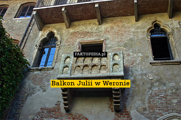 Balkon Julii w Weronie 