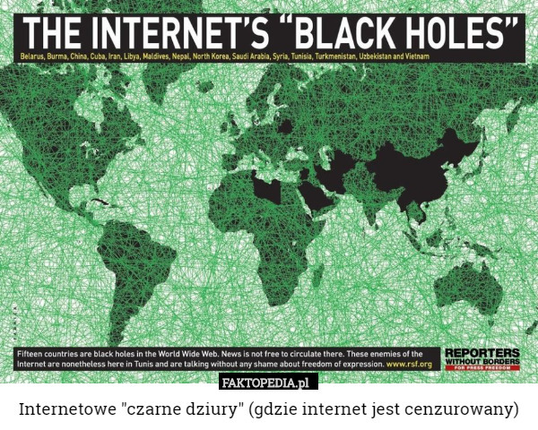 Internetowe "czarne dziury" (gdzie internet jest cenzurowany) 