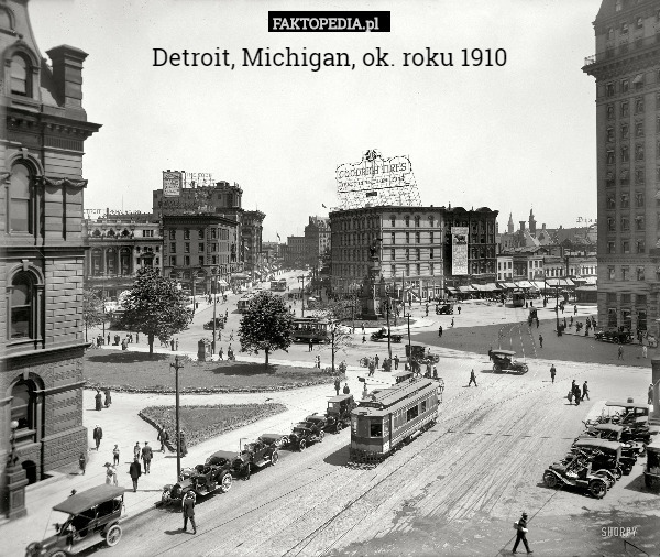 Detroit, Michigan, ok. roku 1910 