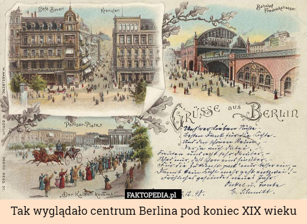 Tak wyglądało centrum Berlina pod koniec XIX wieku 