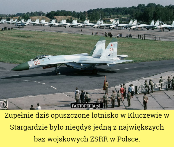 Zupełnie dziś opuszczone lotnisko w Kluczewie w Stargardzie było niegdyś jedną z największych baz wojskowych ZSRR w Polsce. 