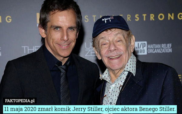 11 maja 2020 zmarł komik Jerry Stiller, ojciec aktora Benego Stiller. 