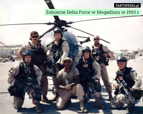 Żołnierze Delta Force w Mogadiszu w 1993 r. 