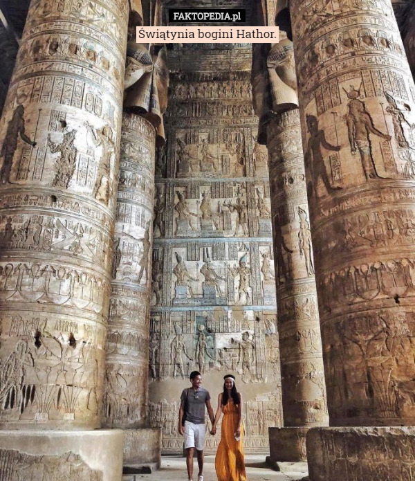 Świątynia bogini Hathor. 
