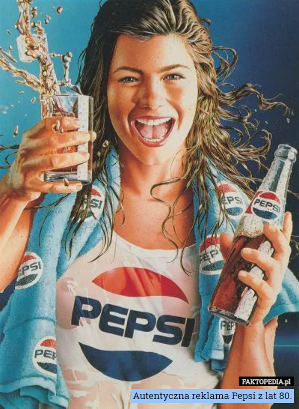 Autentyczna reklama Pepsi z lat 80. 