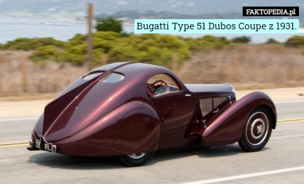 Bugatti Type 51 Dubos Coupe z 1931. 