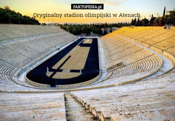 Oryginalny stadion olimpijski w Atenach. 