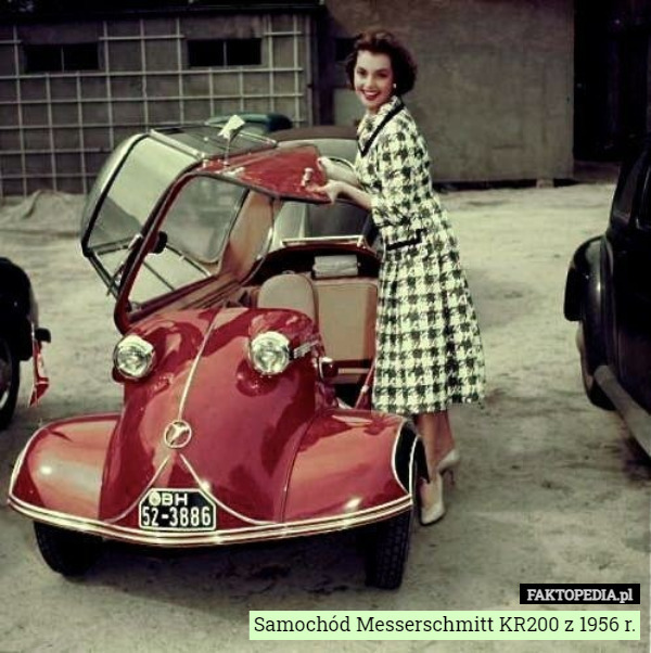 Samochód Messerschmitt KR200 z 1956 r. 