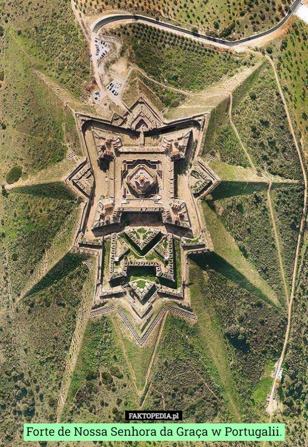 Forte de Nossa Senhora da Graça w Portugalii. 