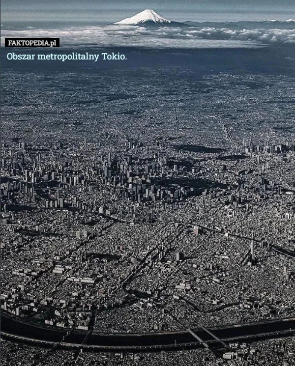 Obszar metropolitalny Tokio. 