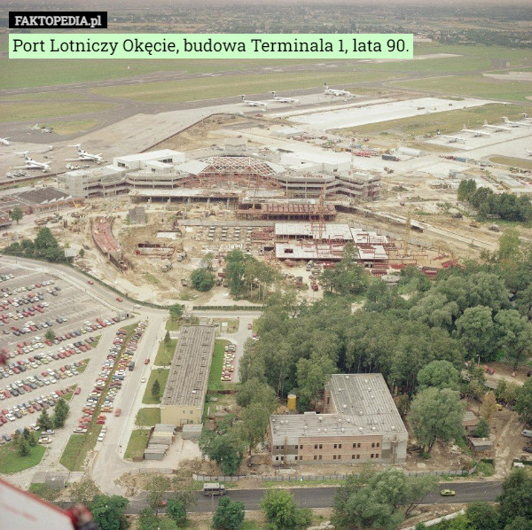 Port Lotniczy Okęcie, budowa Terminala 1, lata 90. 