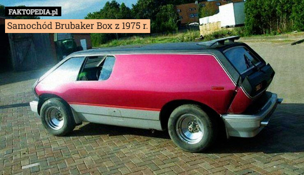 Samochód Brubaker Box z 1975 r. 
