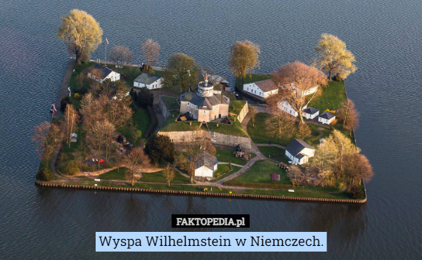 Wyspa Wilhelmstein w Niemczech. 
