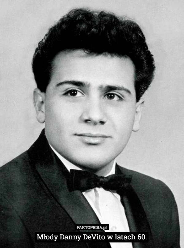Młody Danny DeVito w latach 60. 