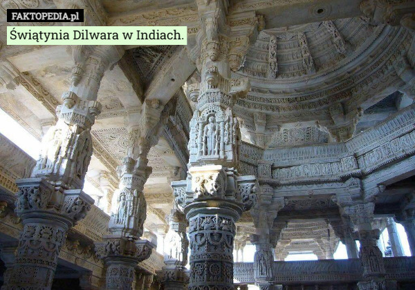 Świątynia Dilwara w Indiach. 