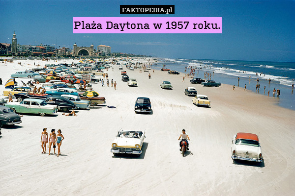 Plaża Daytona w 1957 roku. 