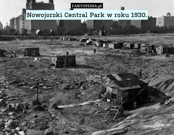 Nowojorski Central Park w roku 1930. 