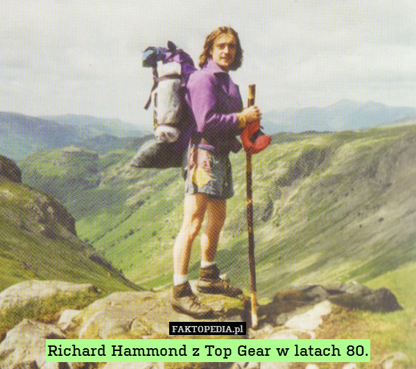 Richard Hammond z Top Gear w latach 80. 