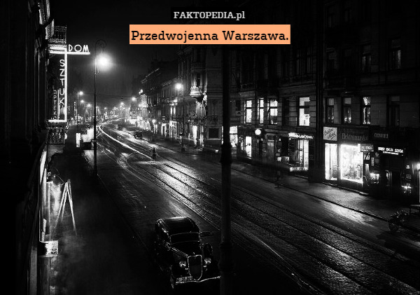 Przedwojenna Warszawa. 