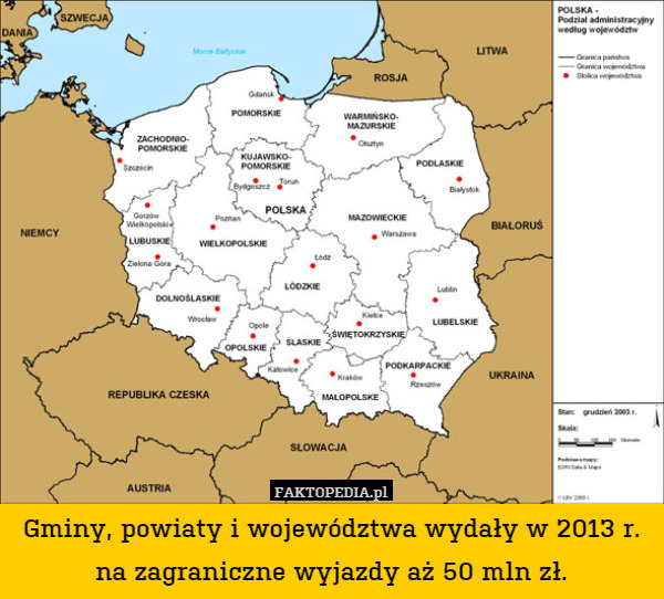Gminy, powiaty i województwa wydały w 2013 r. na zagraniczne wyjazdy aż 50 mln zł. 