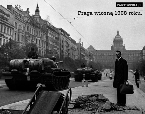 Praga wiosną 1968 roku. 