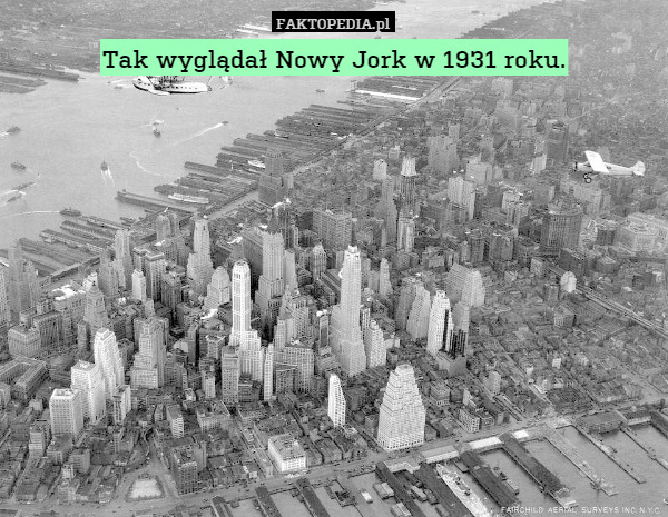 Tak wyglądał Nowy Jork w 1931 roku. 