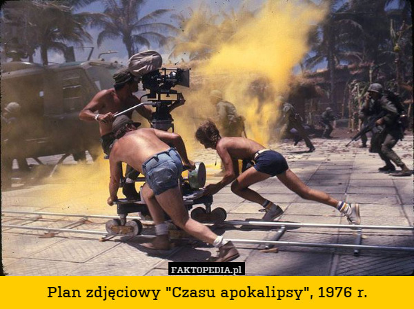 Plan zdjęciowy "Czasu apokalipsy", 1976 r. 
