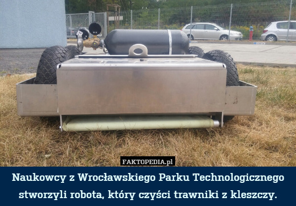 Naukowcy z Wrocławskiego Parku Technologicznego stworzyli robota, który czyści trawniki z kleszczy. 