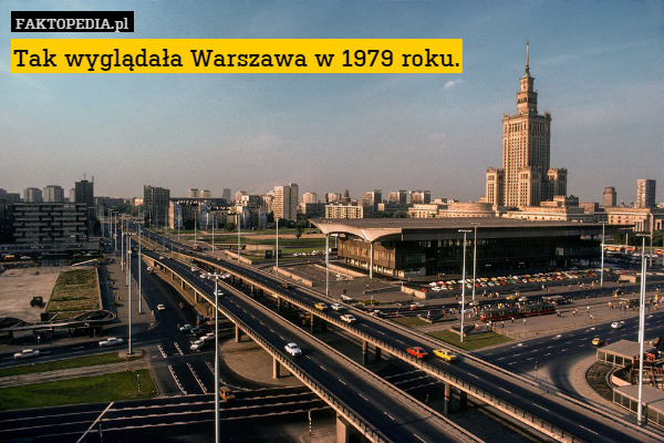 Tak wyglądała Warszawa w 1979 roku. 