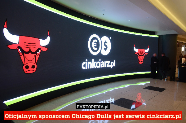 Oficjalnym sponsorem Chicago Bulls jest serwis cinkciarz.pl 