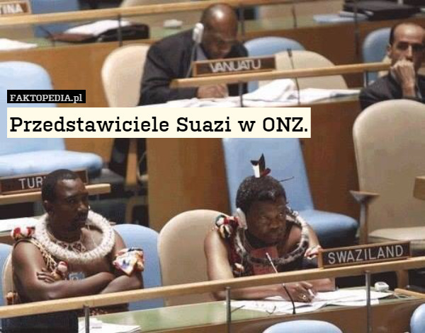 Przedstawiciele Suazi w ONZ. 