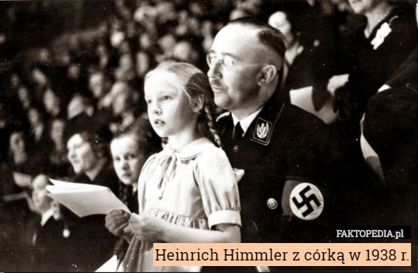 Heinrich Himmler z córką w 1938 r. 