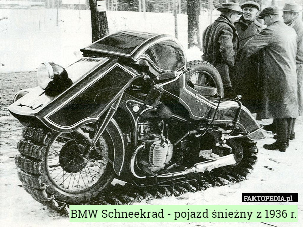 BMW Schneekrad - pojazd śnieżny z 1936 r. 