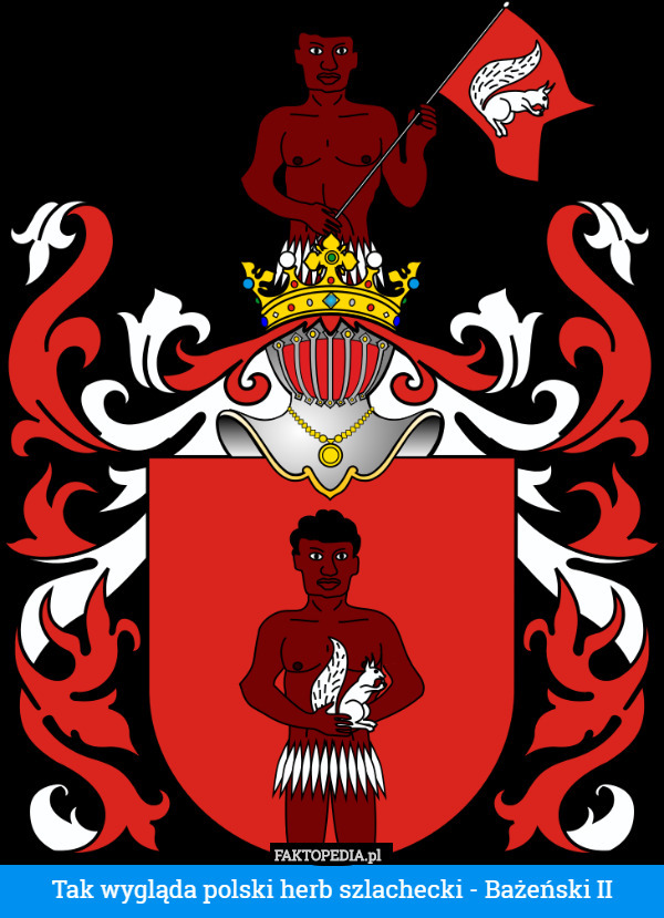 Tak wygląda polski herb szlachecki - Bażeński II 