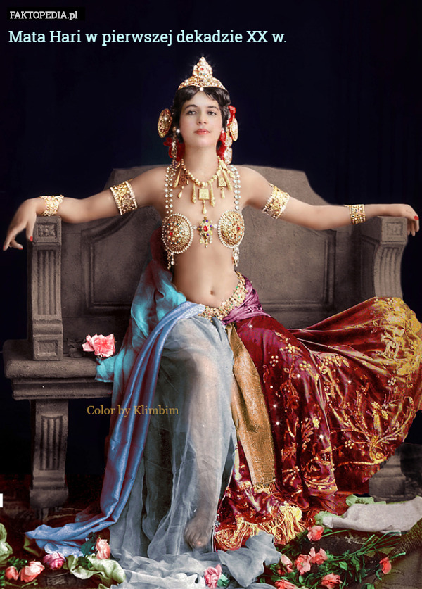 Mata Hari w pierwszej dekadzie XX w. 