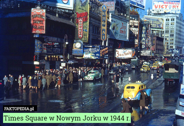 Times Square w Nowym Jorku w 1944 r. 