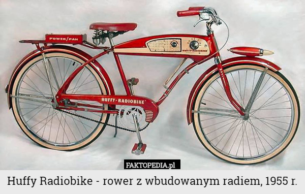 Huffy Radiobike - rower z wbudowanym radiem, 1955 r. 