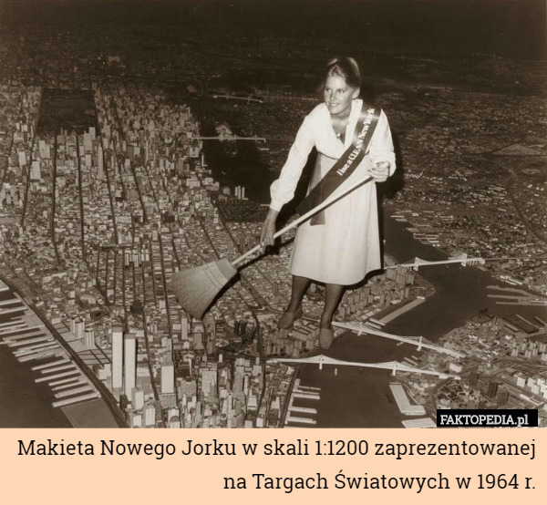 Makieta Nowego Jorku w skali 1:1200 zaprezentowanej na Targach Światowych w 1964 r. 