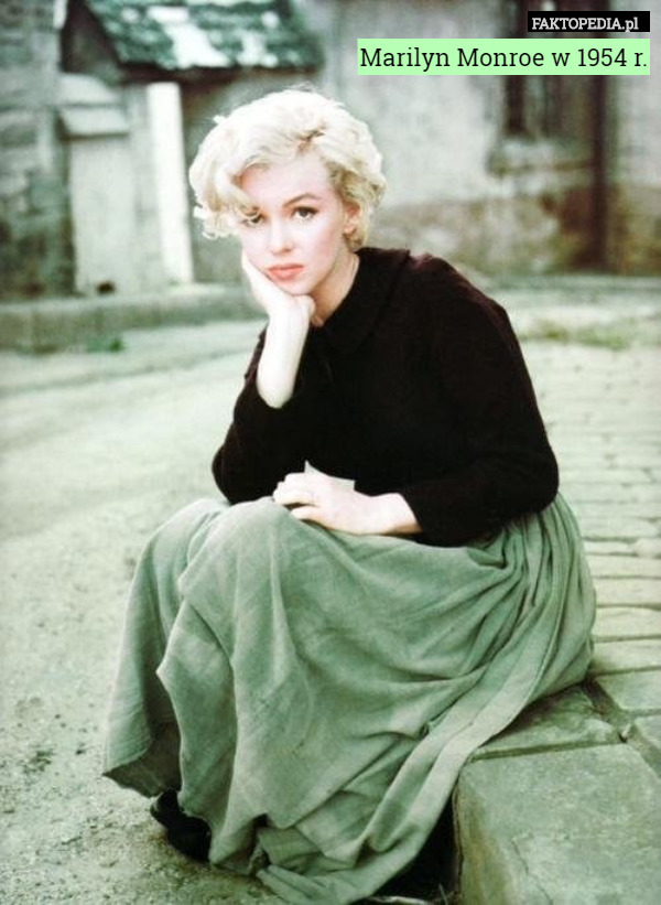 Marilyn Monroe w 1954 r. 