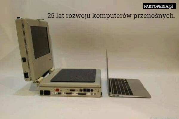 25 lat rozwoju komputerów przenośnych. 