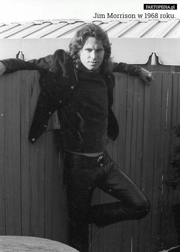 Jim Morrison w 1968 roku. 