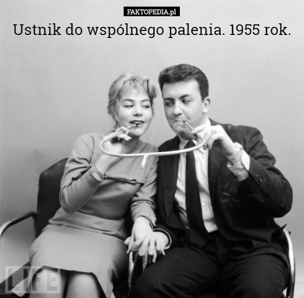 Ustnik do wspólnego palenia. 1955 rok. 