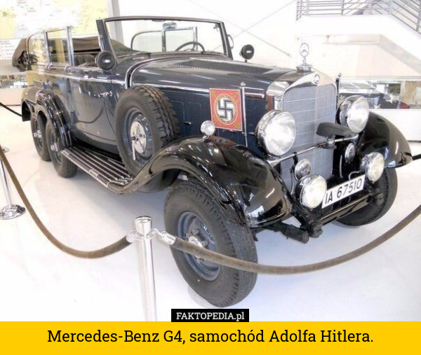 Mercedes-Benz G4, samochód Adolfa Hitlera. 