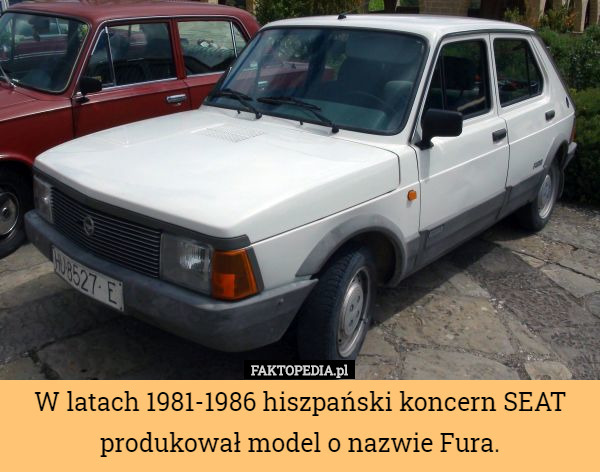 W latach 1981-1986 hiszpański koncern SEAT produkował model o nazwie Fura. 