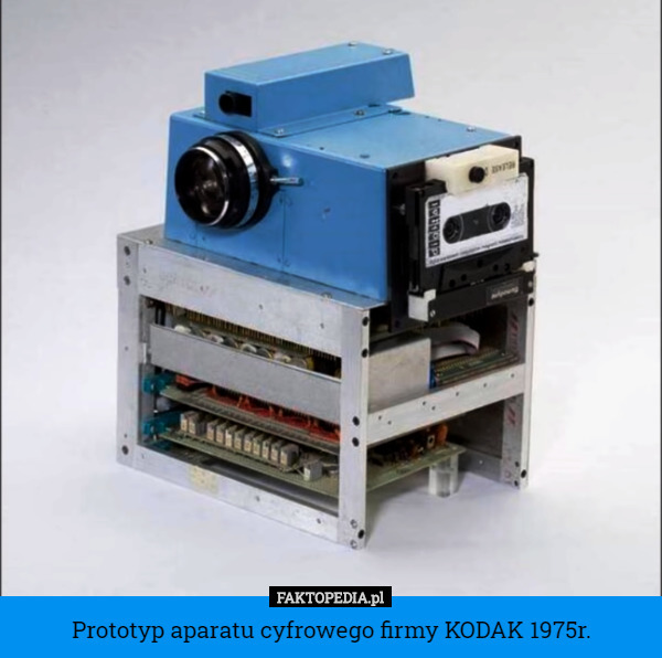 Prototyp aparatu cyfrowego firmy KODAK 1975r. 