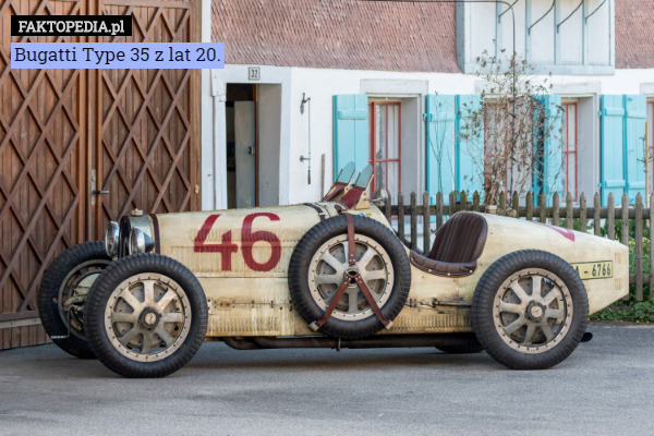 Bugatti Type 35 z lat 20. 