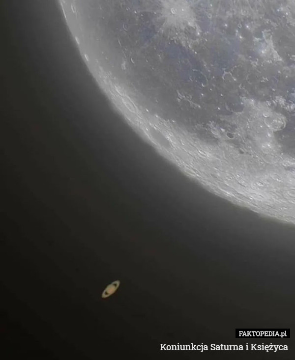 Koniunkcja Saturna i Księżyca 