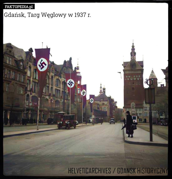 Gdańsk, Targ Węglowy w 1937 r. 