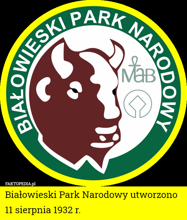 Białowieski Park Narodowy utworzono 11 sierpnia 1932 r. 
