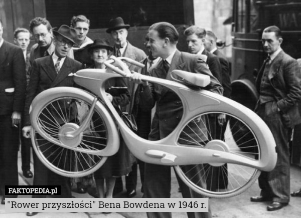 "Rower przyszłości" Bena Bowdena w 1946 r. 